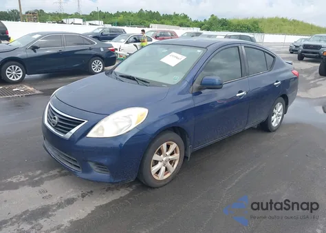 2014 Nissan Versa 1.6 Sv z USA, uszkodzony, nr VIN 3N1CN7AP3EL851872
